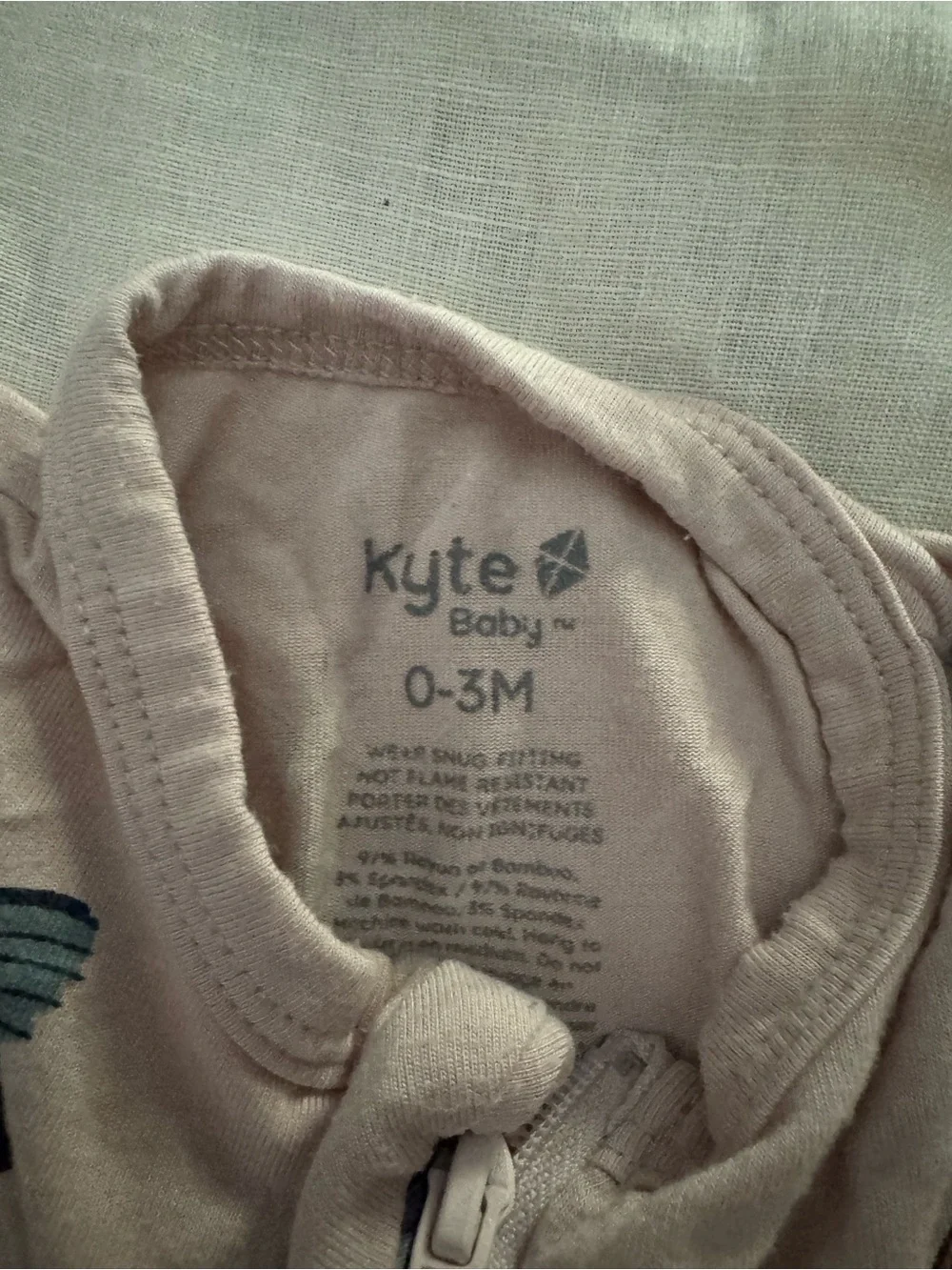 Kyte Baby Pink Butterfly Zip-Front One-Piece